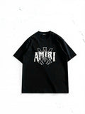 Amiri Cotton T-shirtswith white Metallic-Style