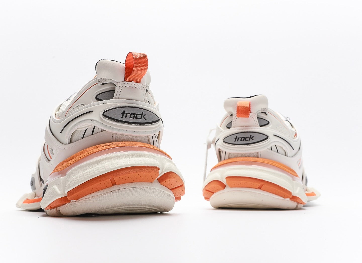 Balenciaga Track Sneaker in white and orange