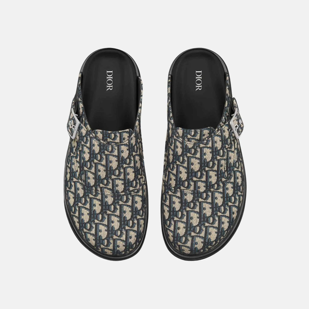 Dior Aqua Mules- Black Beige