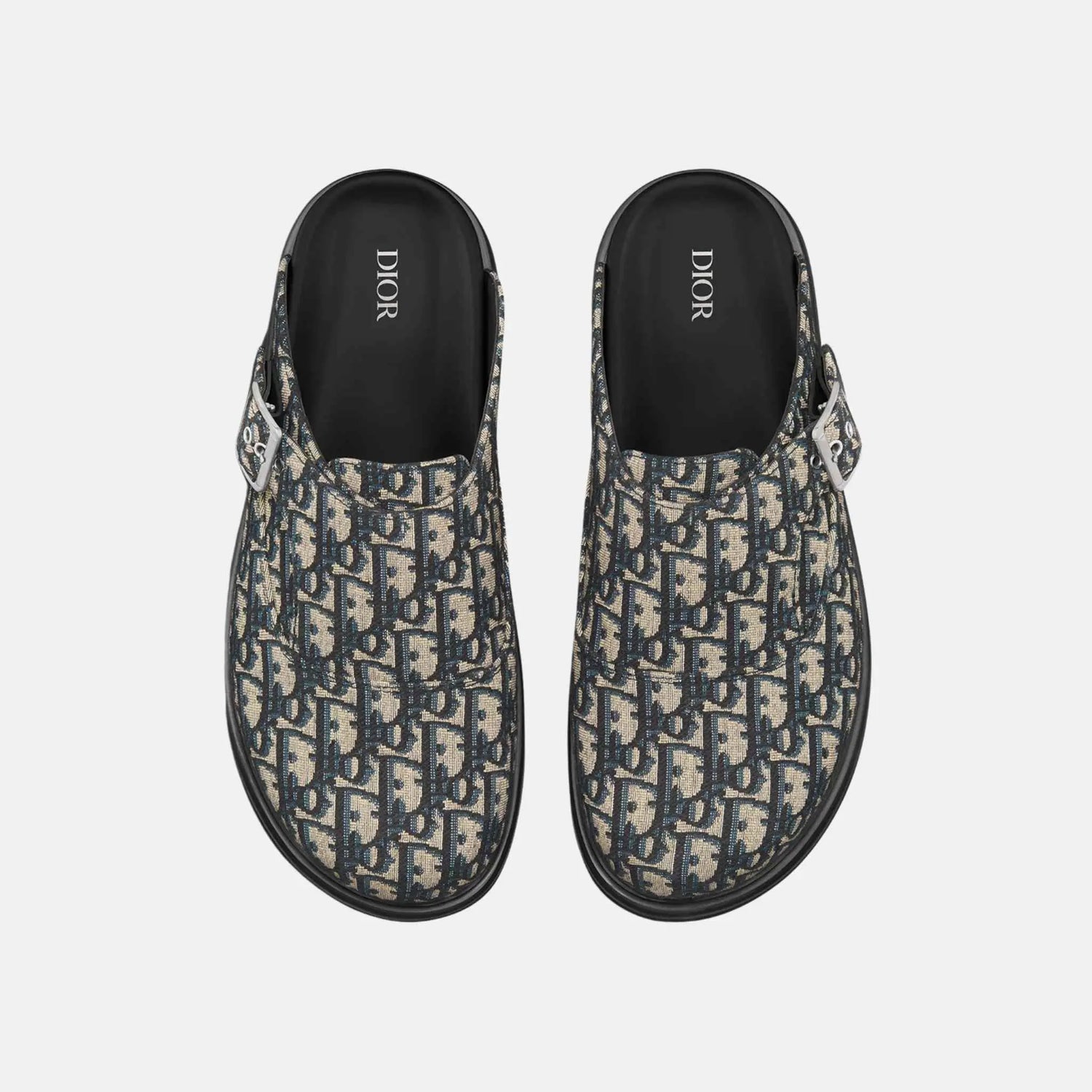 Dior Aqua Mules- Black Beige