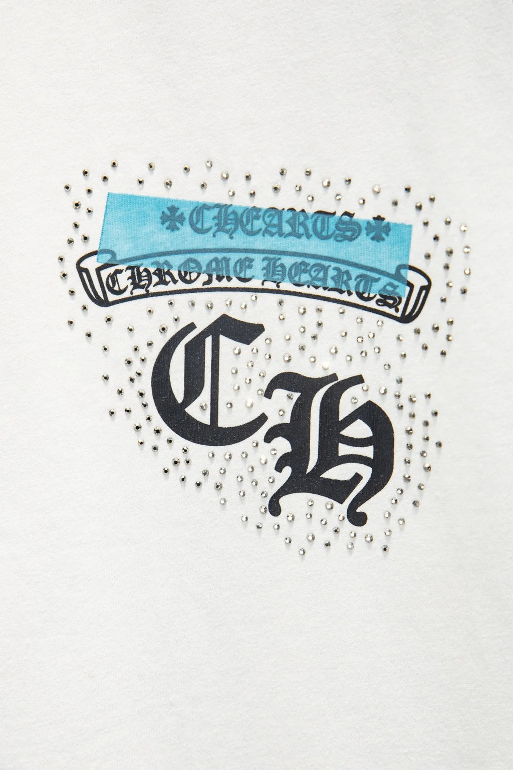 White Chrome Heart T-Shirts